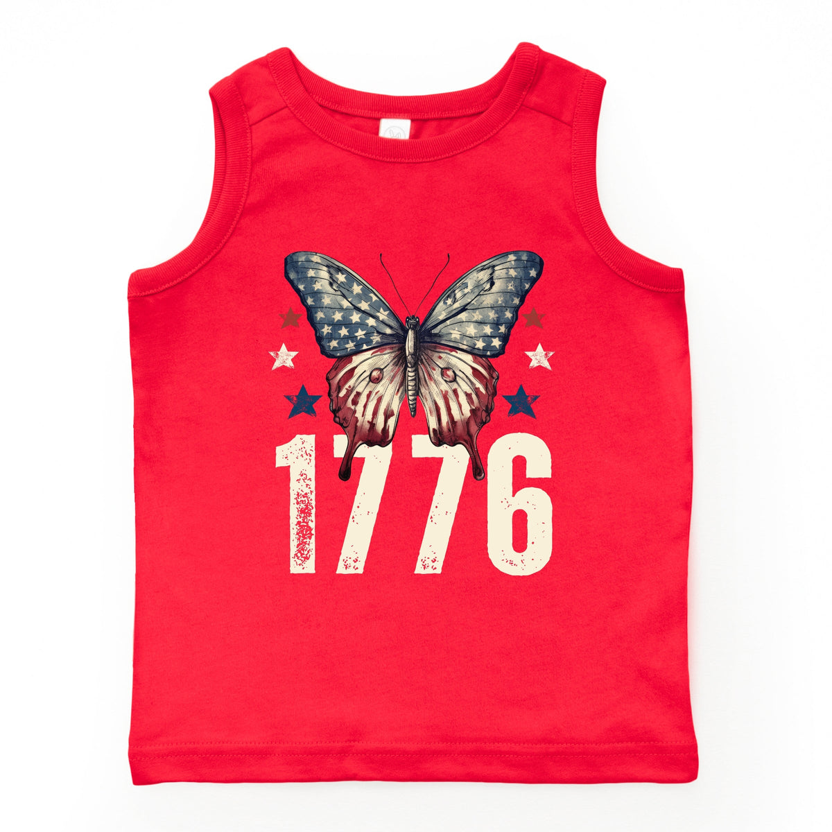 1776 Butterfly Patriotic - Youth Tank Top