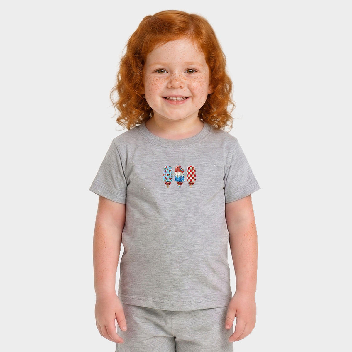 Patriotic Popsicles - Toddler Crew Shorts Set product image 5