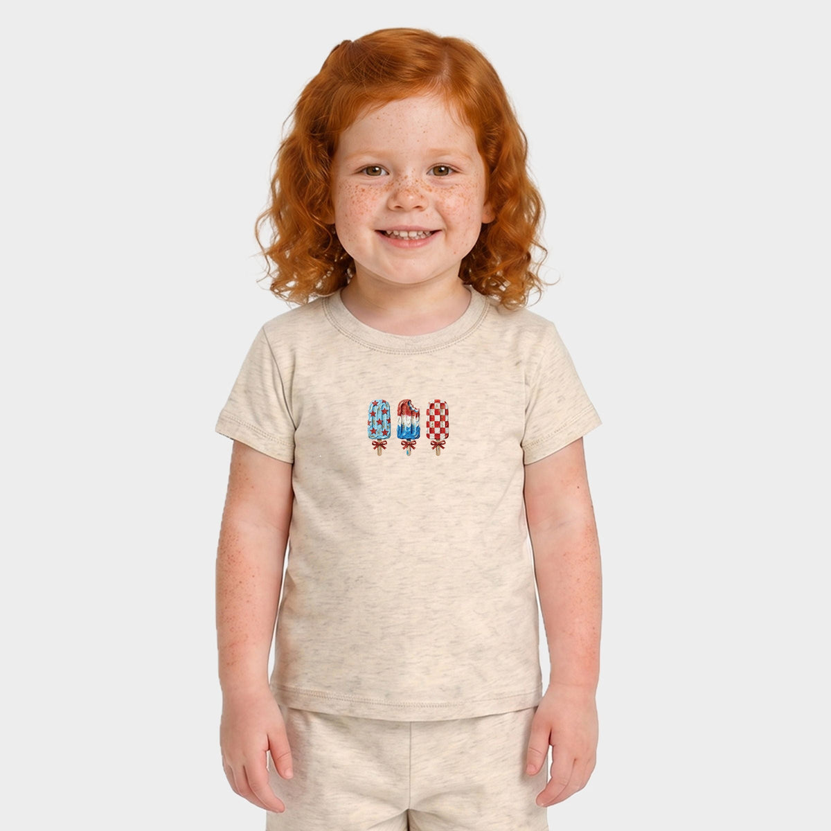 Patriotic Popsicles - Toddler Crew Shorts Set product image 1