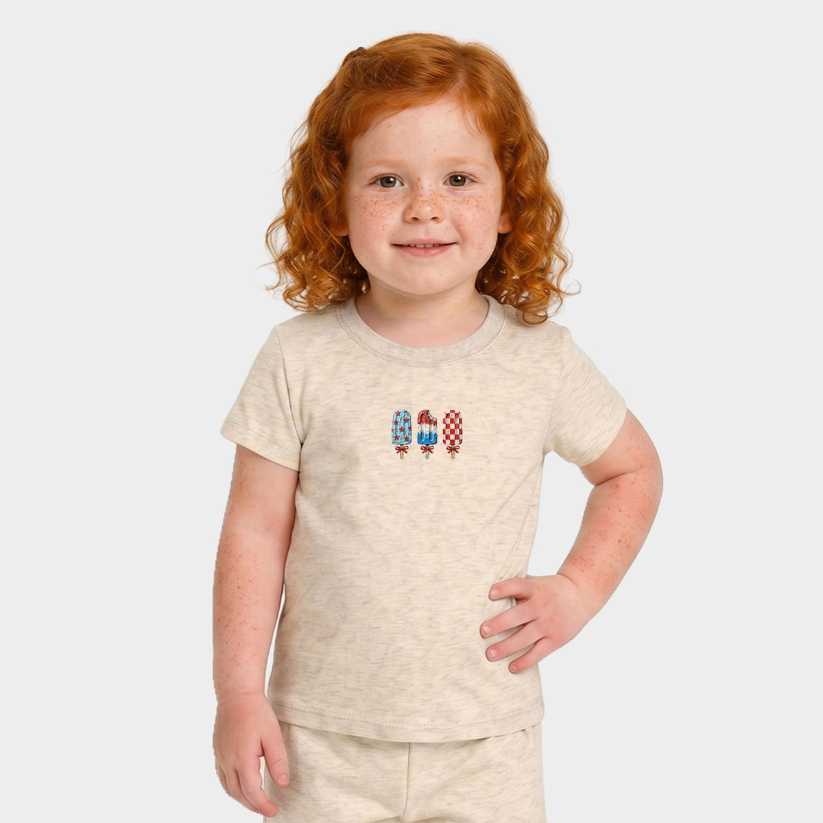 Patriotic Popsicles - Toddler Crew Shorts Set product image 2