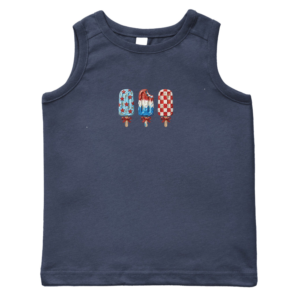 Patriotic Popsicles - Toddler Graphic Tank