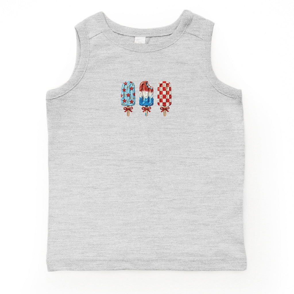 Patriotic Popsicles - Toddler Graphic Tank