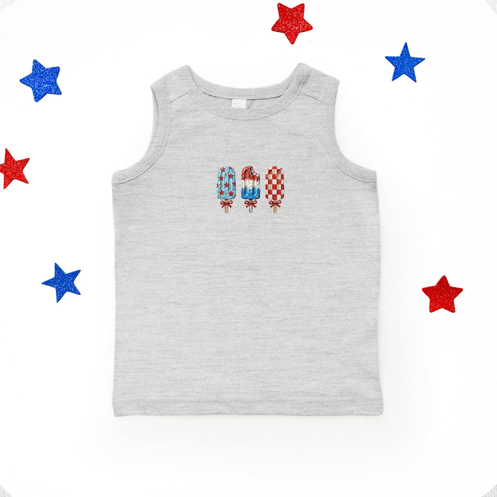 Patriotic Popsicles - Toddler Graphic Tank