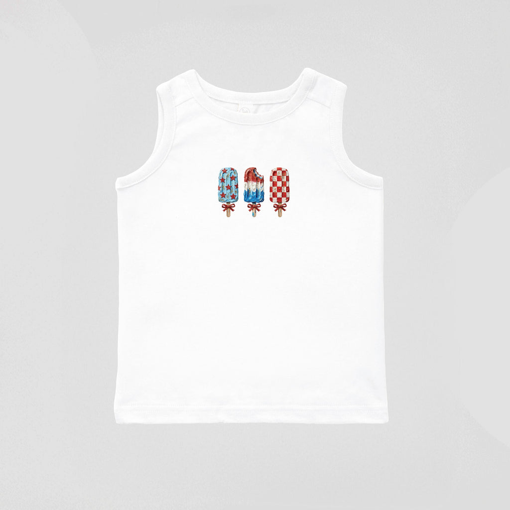 Patriotic Popsicles - Toddler Graphic Tank