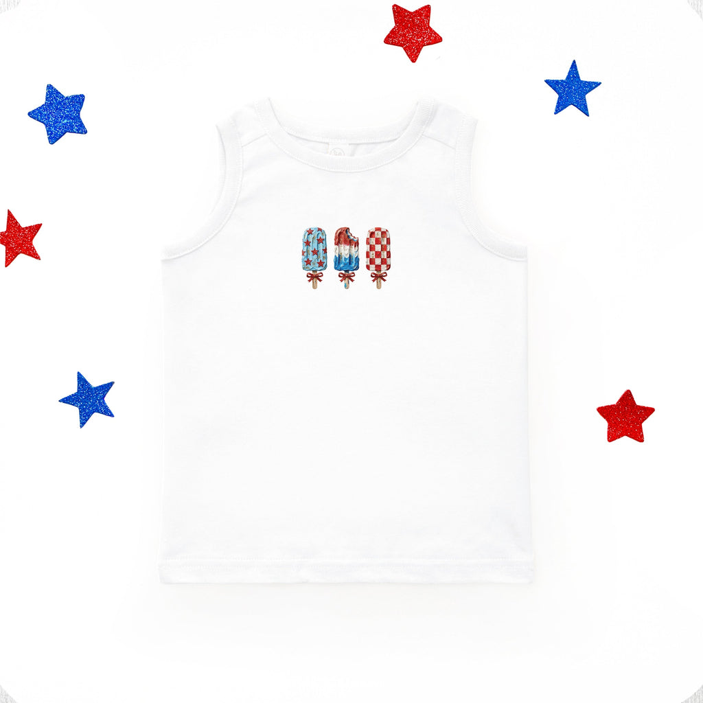 Patriotic Popsicles - Youth Tank Top