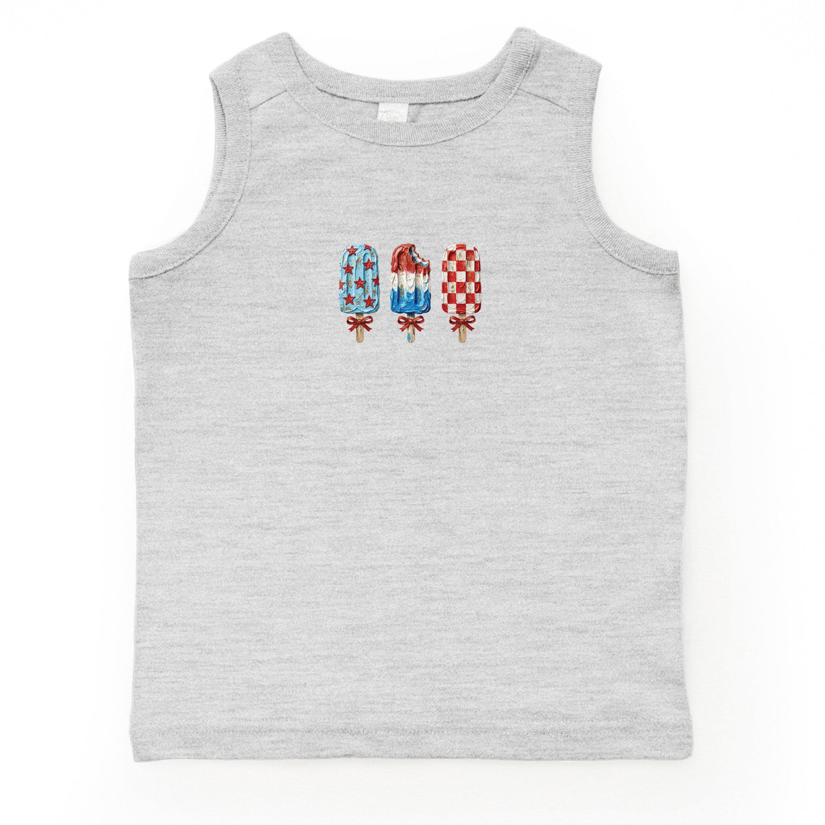 Patriotic Popsicles - Youth Tank Top