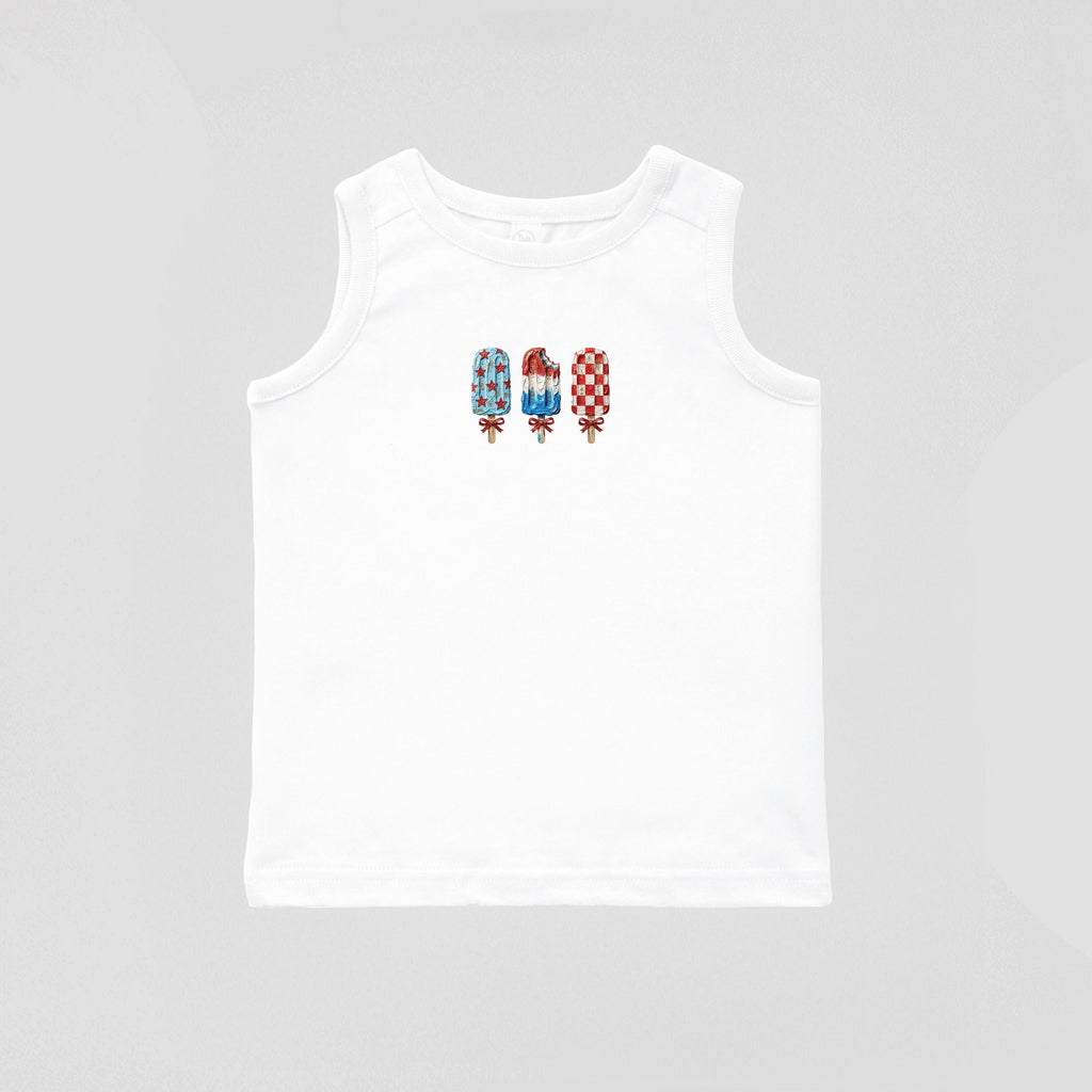 Patriotic Popsicles - Youth Tank Top