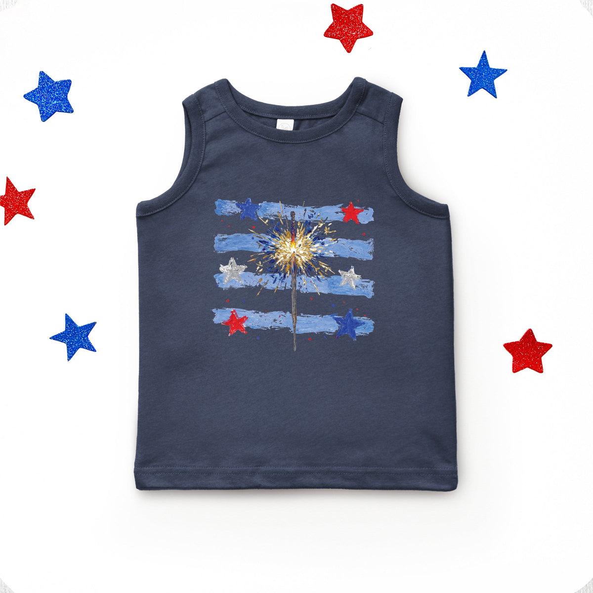Sparkler Stripes - Youth Tank Top