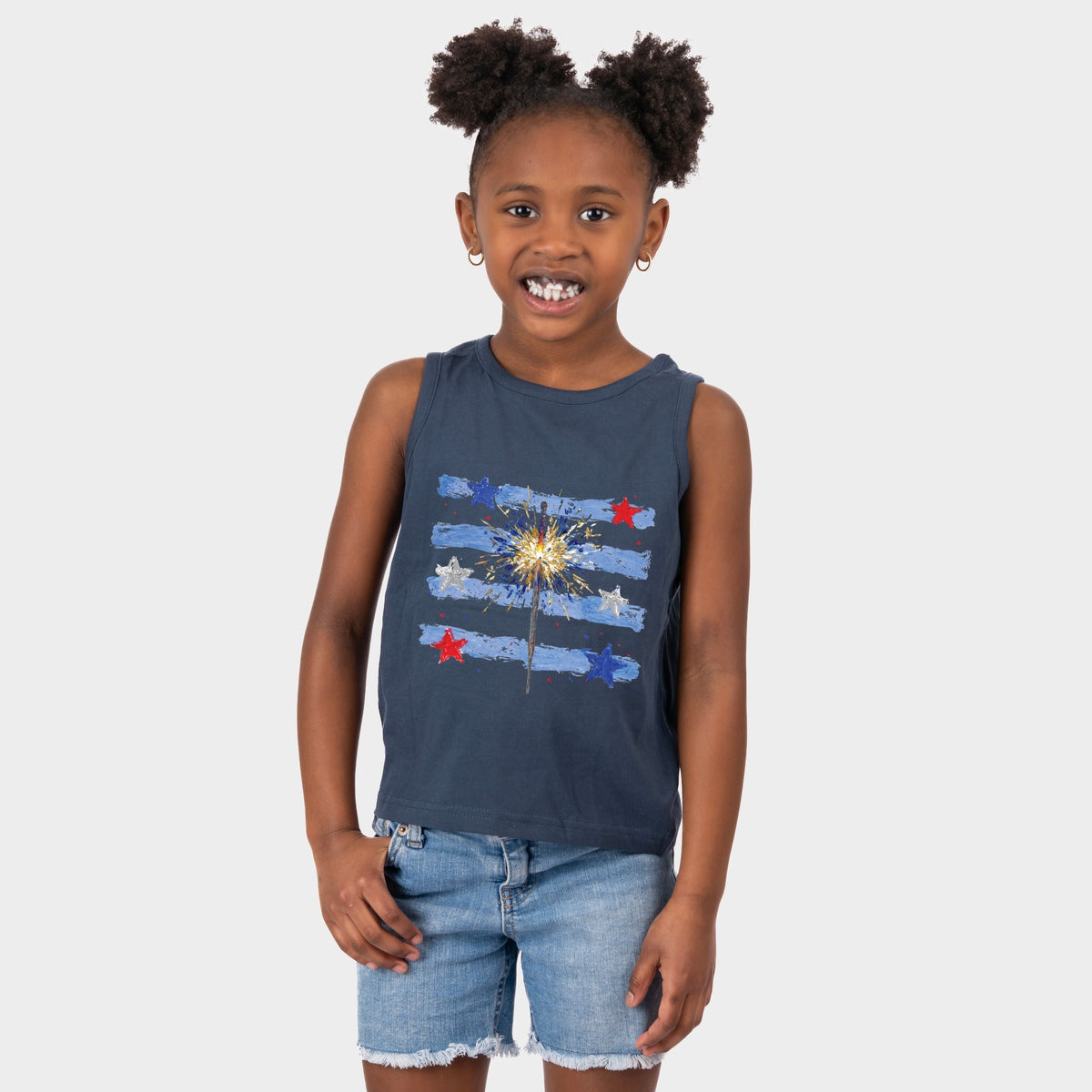 Sparkler Stripes - Youth Tank Top