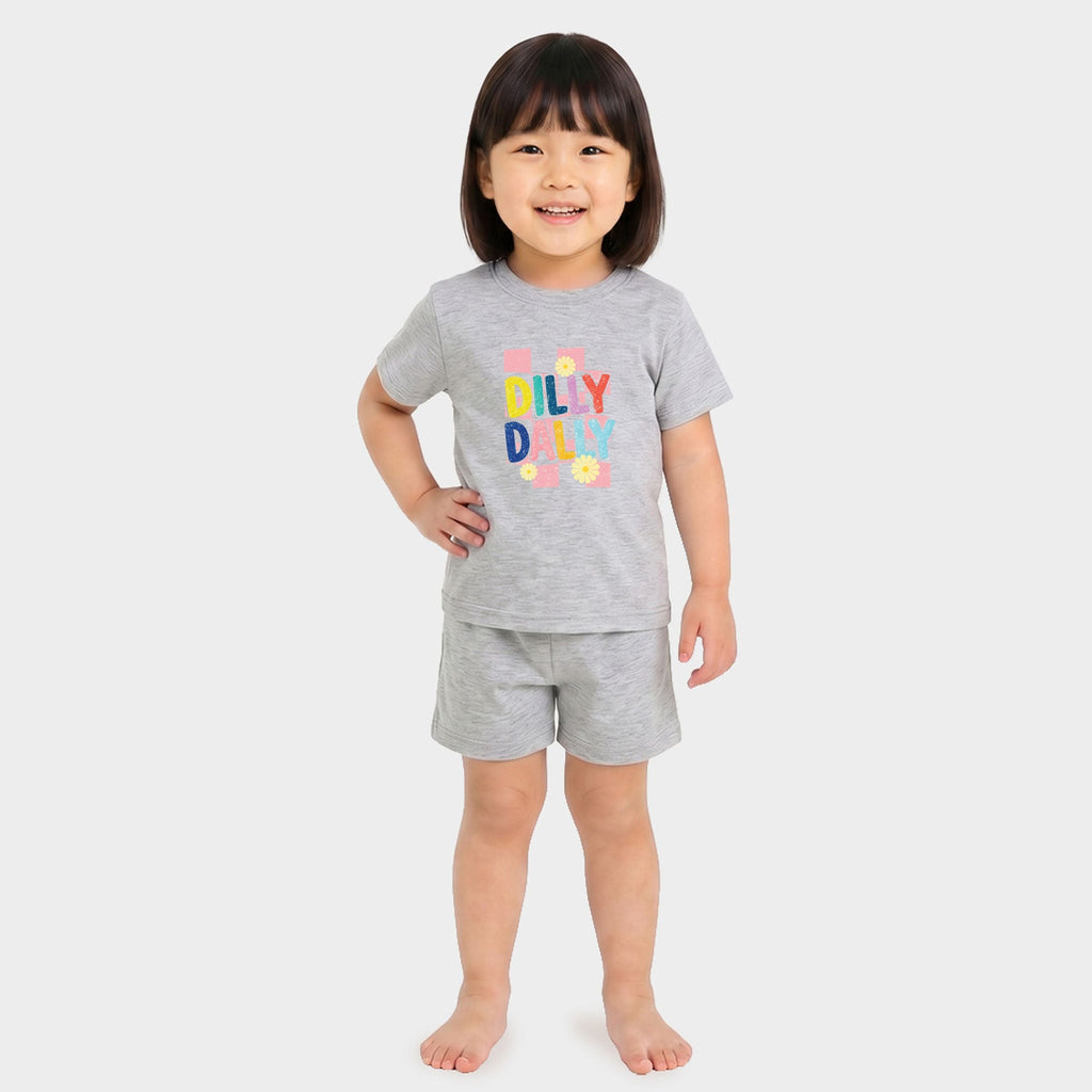 Dilly Dally Checkered - Toddler Crew Shorts Set product image 4