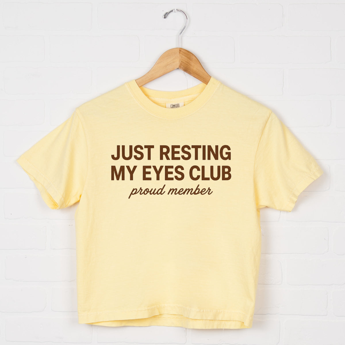 Just Resting My Eyes Club Proud Member - Women's Boxy Crop product image 2