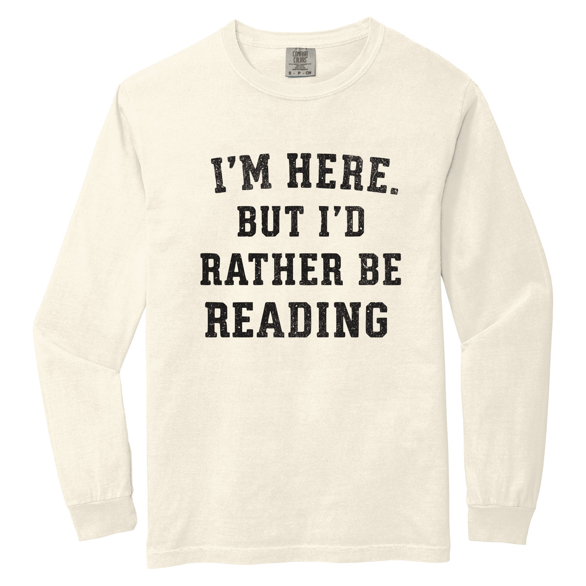 I'm Here. But I'd Rather Be Reading - Women's Garment Dyed product image 7
