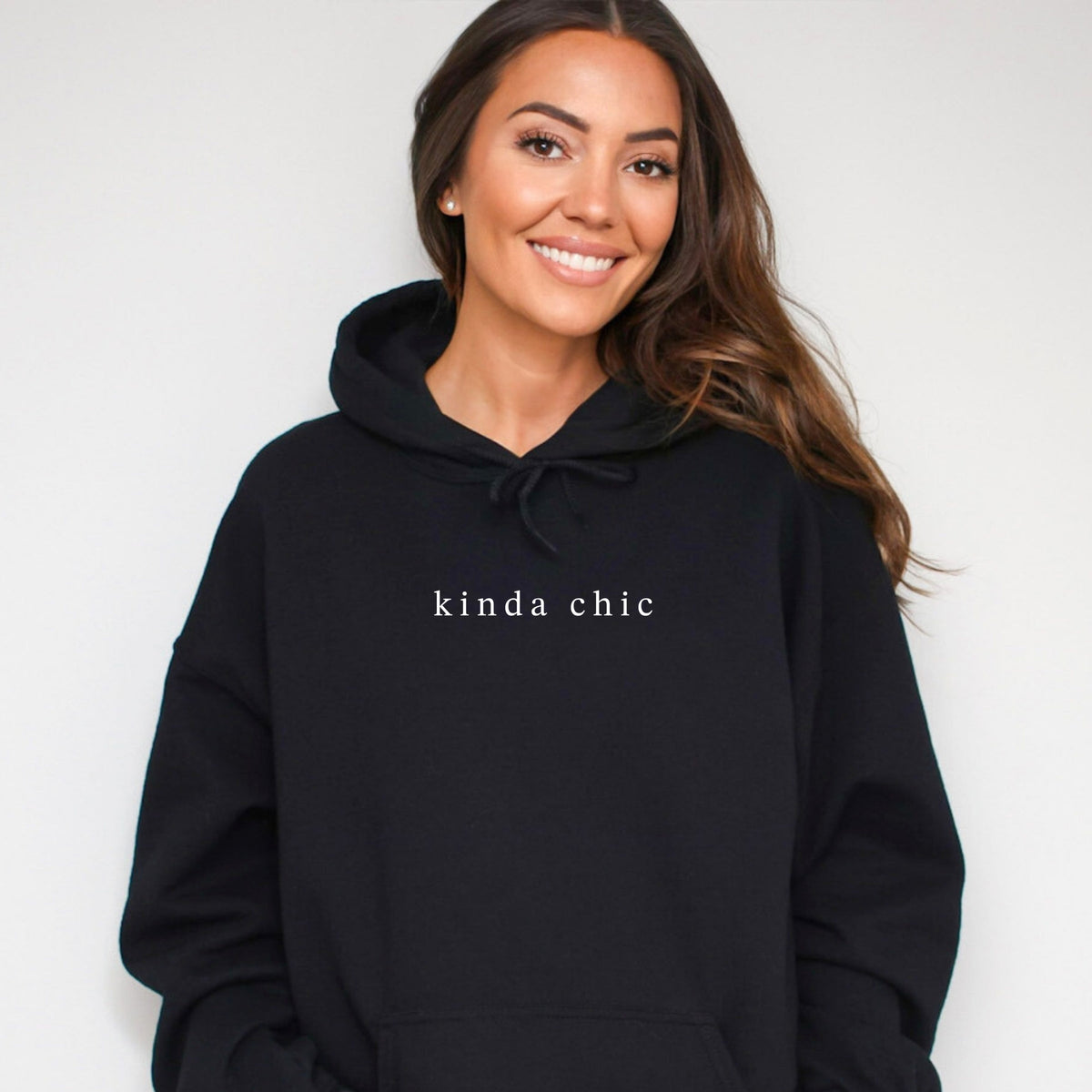 Kinda Chic Typewriter - Women's Graphic Hoodie product image 4