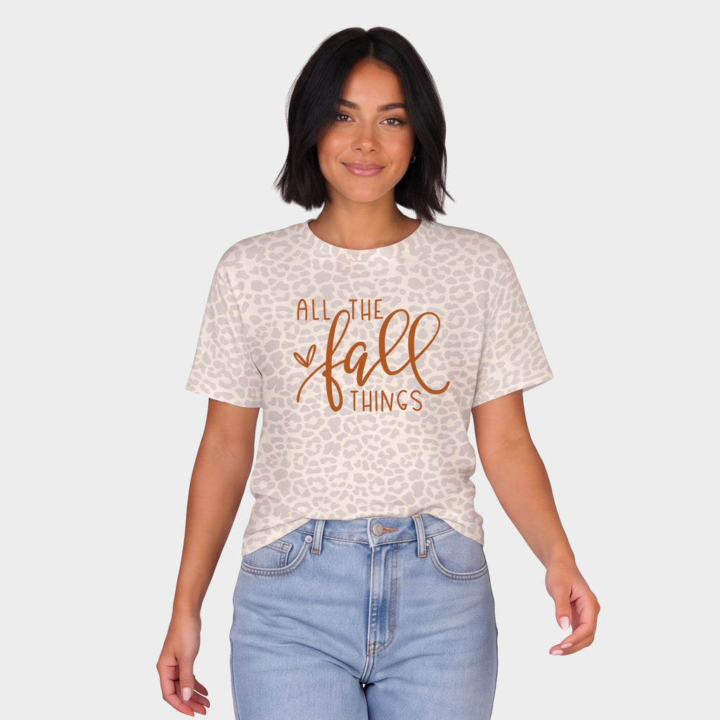 All The Fall Things - Women's Leopard Print Tee product image 5