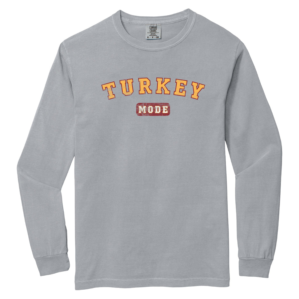 Turkey Mode - Women's Garment Dyed Long Sleeve Graphic product image 5