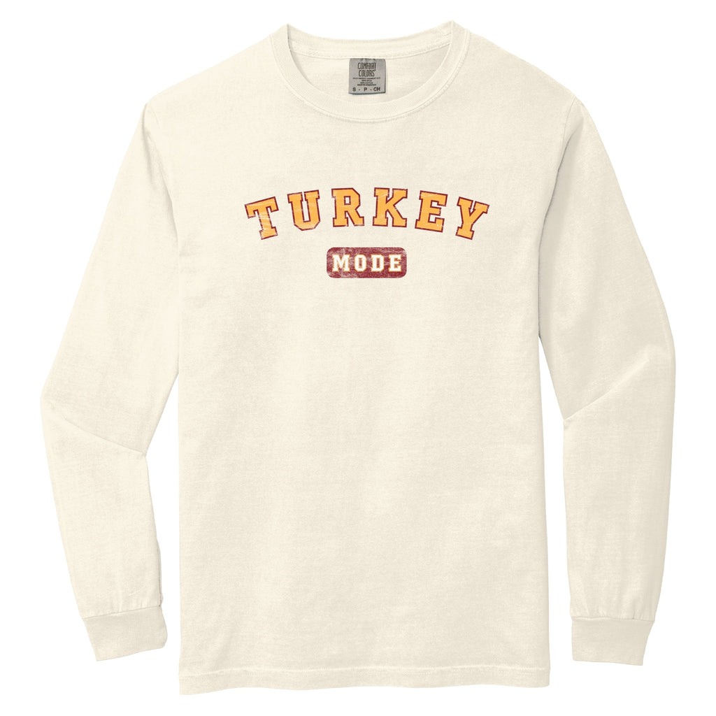 Turkey Mode - Women's Garment Dyed Long Sleeve Graphic product image 8