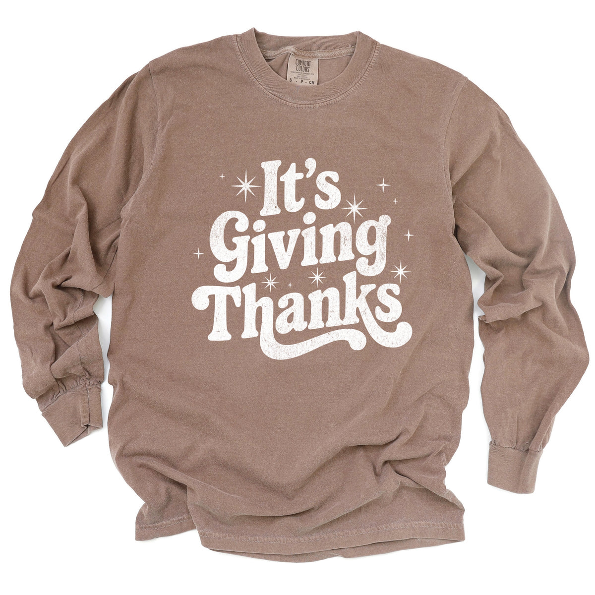 Its Giving Thanks - Women's Garment Dyed Long Sleeve product image 7