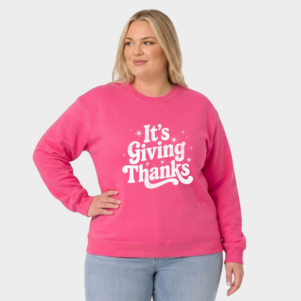 Its Giving Thanks - Women's Plus Sized Graphic Sweatshirt product image 12