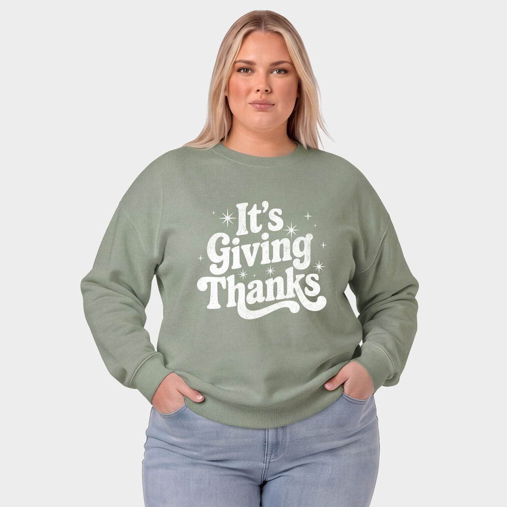 Its Giving Thanks - Women's Plus Sized Graphic Sweatshirt product image 13