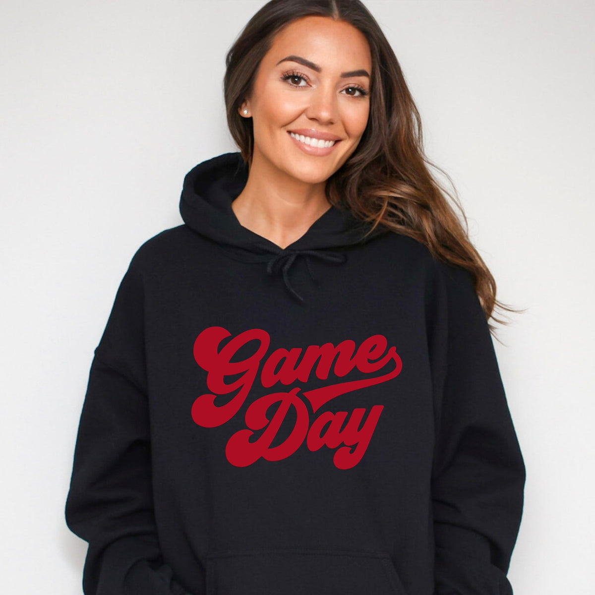 Game Day Retro Puff Print - Women's Graphic Hoodie product image 4