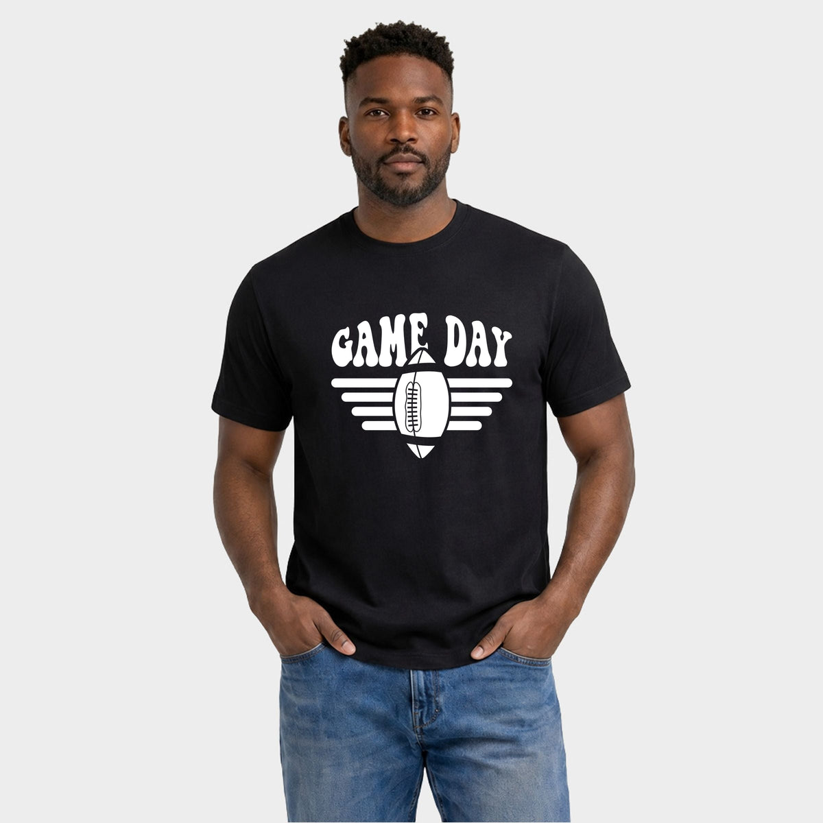 Football Game Day Stripes - Men's Garment Dyed Graphic product image 5