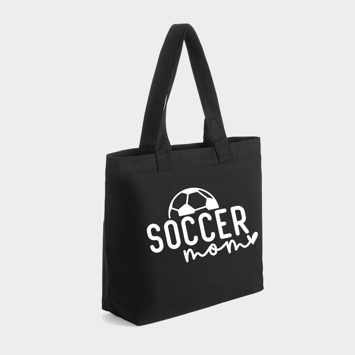 Soccer Mom Ball - Zippered Canvas Tote