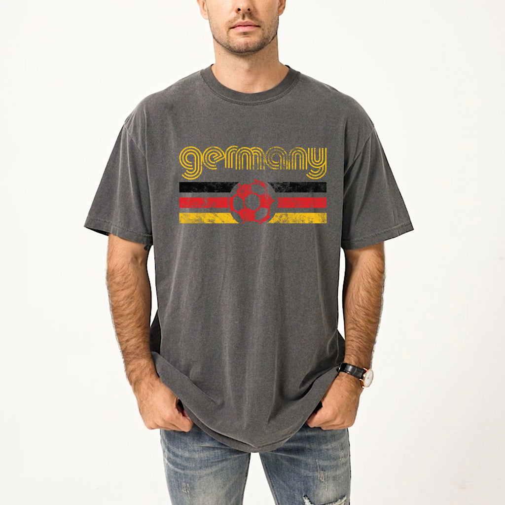 Germany Soccer Flag - Men's Garment Dyed Graphic T-Shirt product image 1