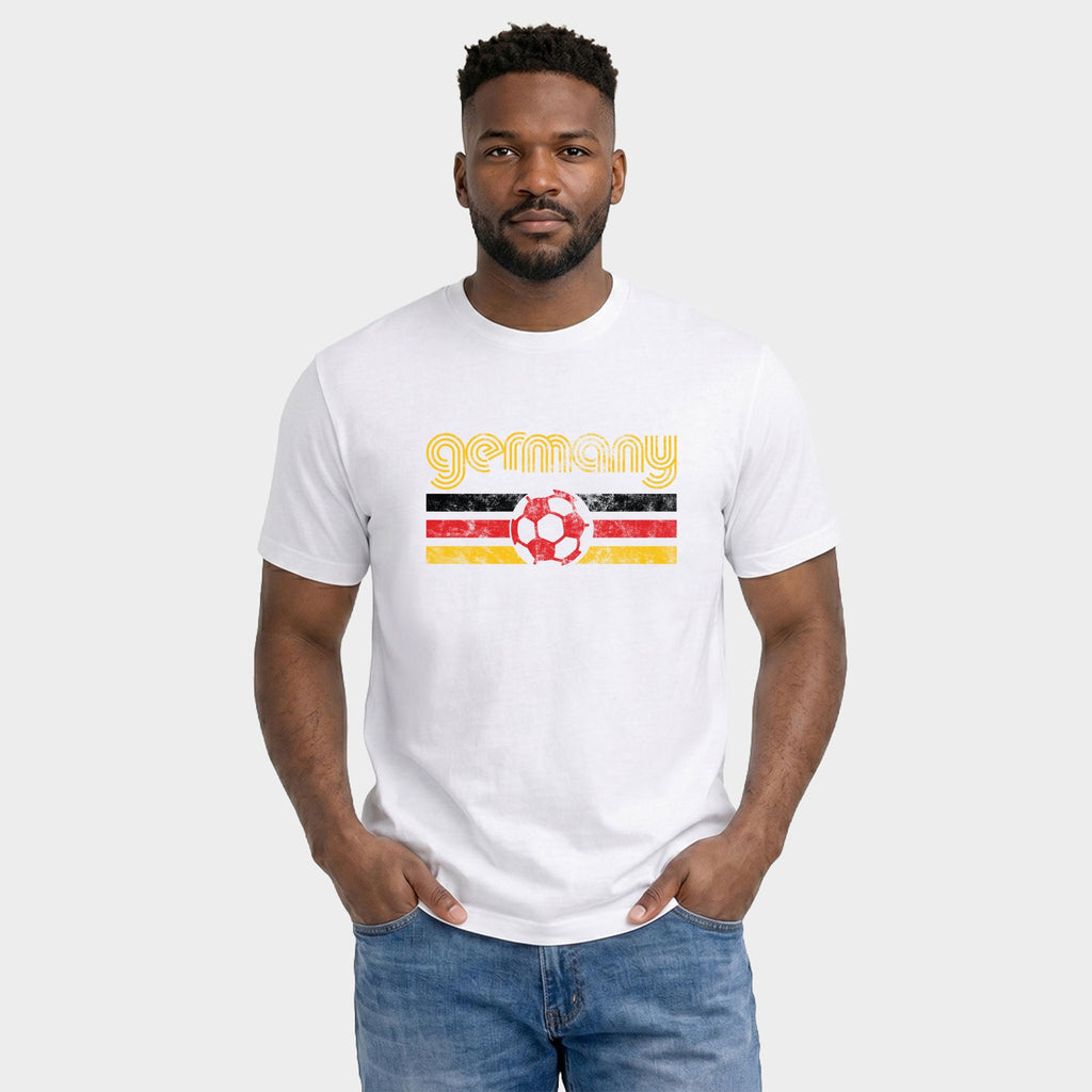 Germany Soccer Flag - Men's Garment Dyed Graphic T-Shirt product image 4