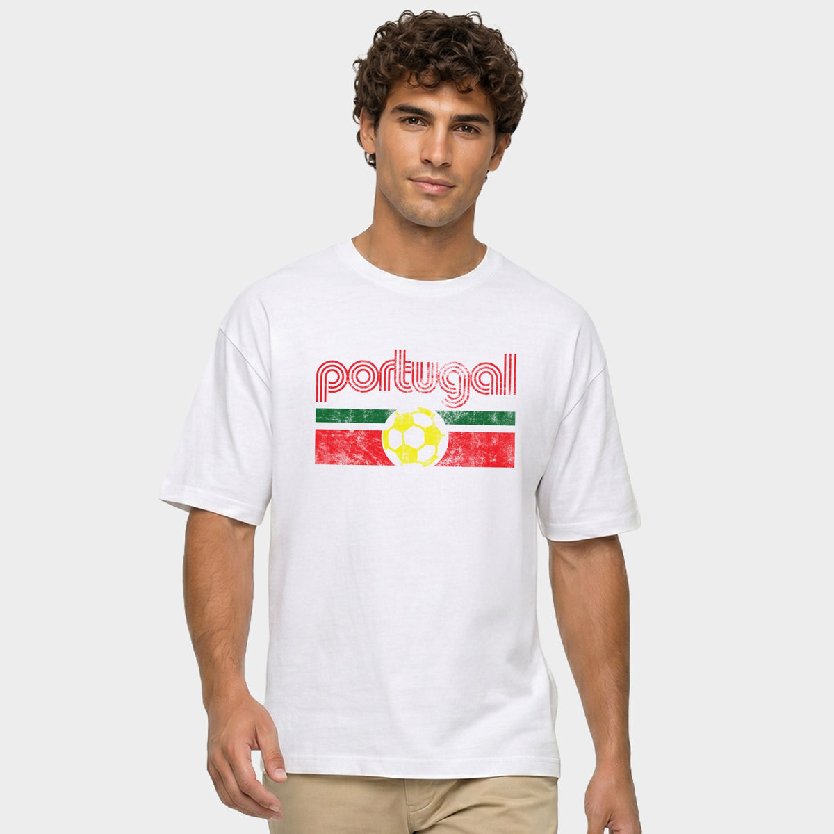 Portugal Soccer Flag - Men's Garment Dyed Graphic T-Shirt product image 1