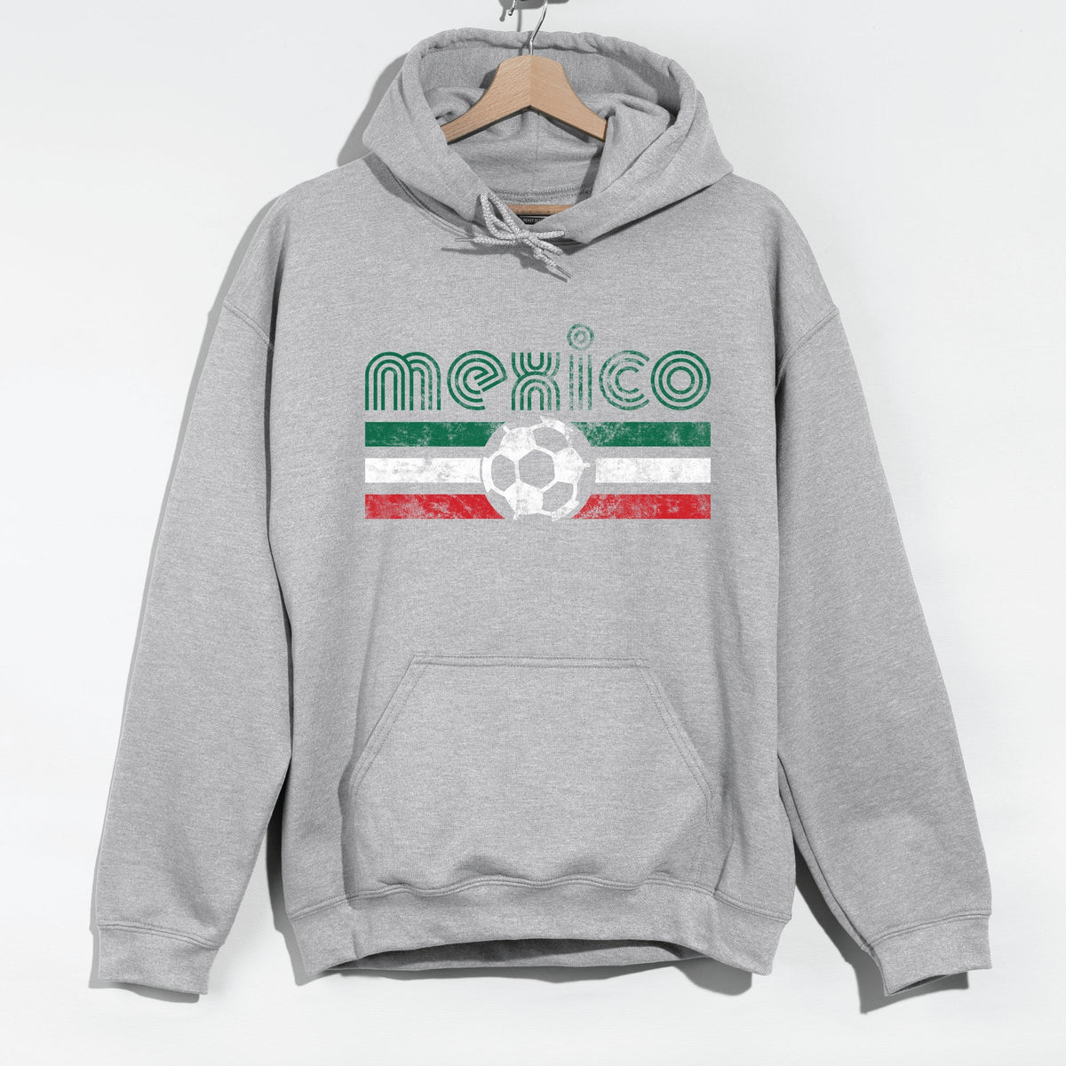 Mexico Soccer Flag - Men's Graphic Hoodie product image 2