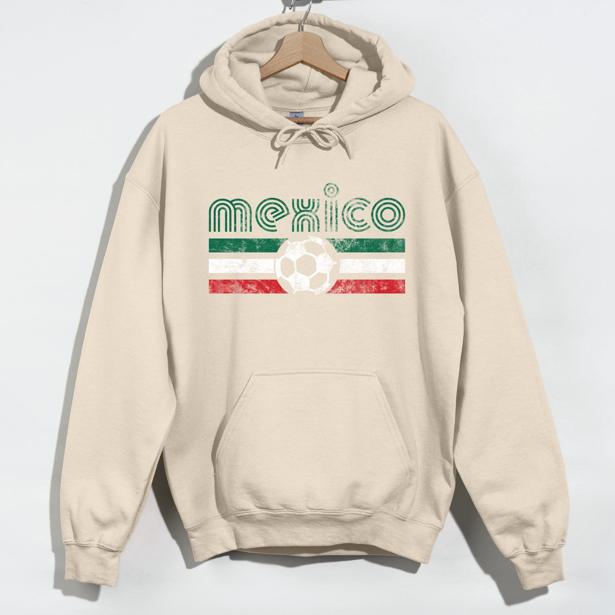Mexico Soccer Flag - Men's Graphic Hoodie product image 5