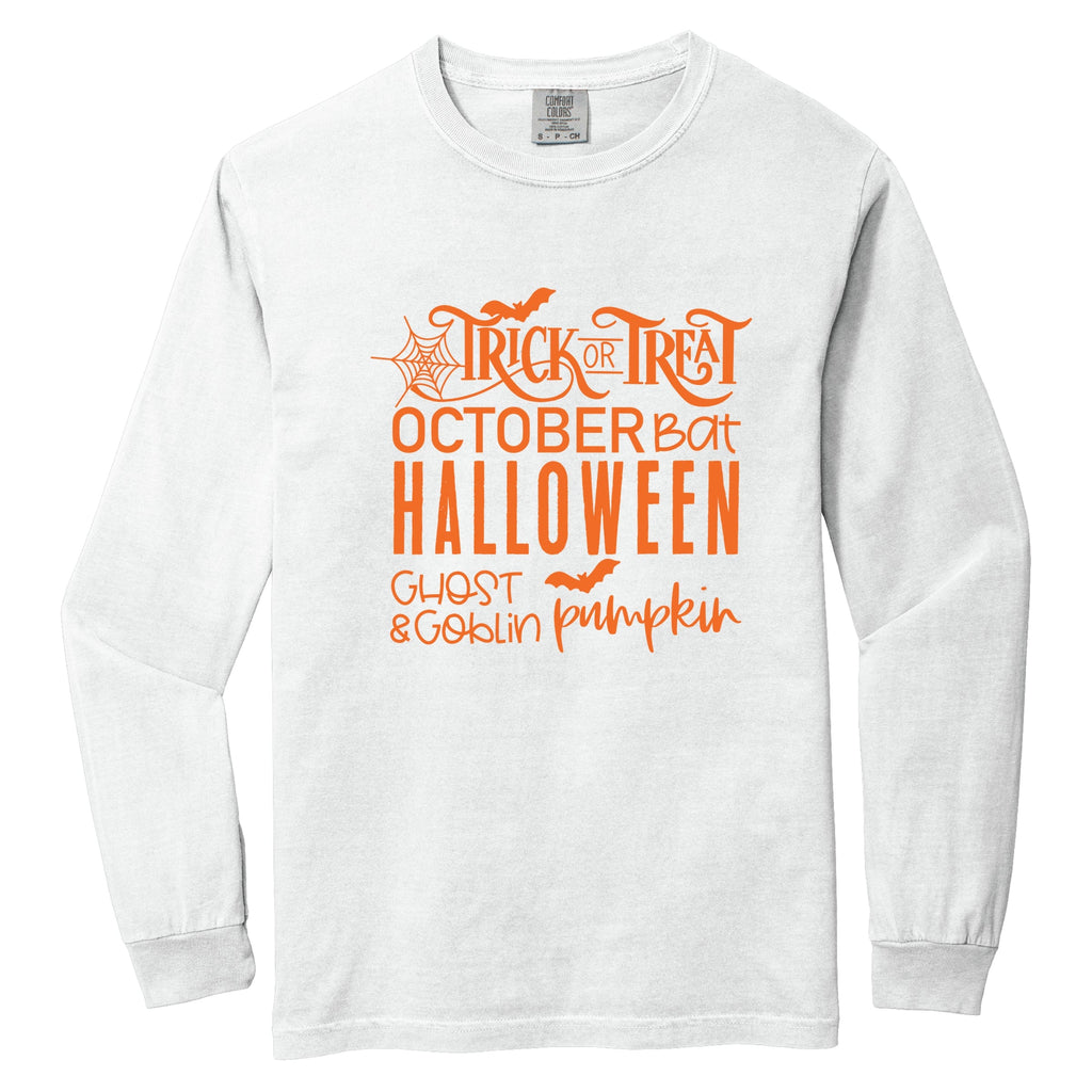 Halloween Sayings - Women's Garment Dyed Long Sleeve product image 8