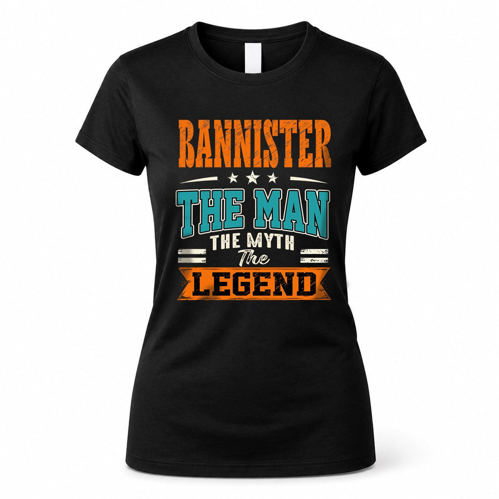 BANNISTER HH F007 The Man Myth Legend Personalized Shirt – product image 5