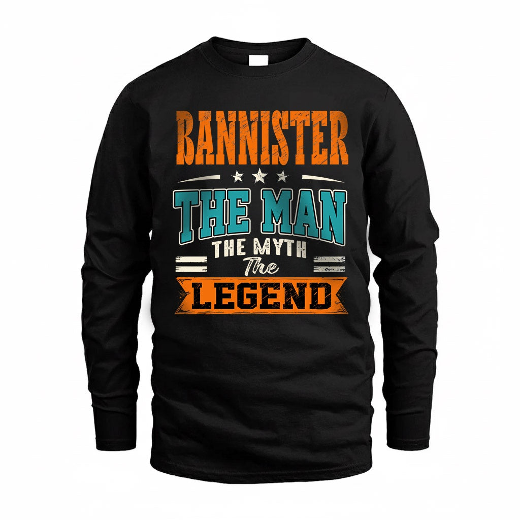 BANNISTER HH F007 The Man Myth Legend Personalized Shirt – product image 4