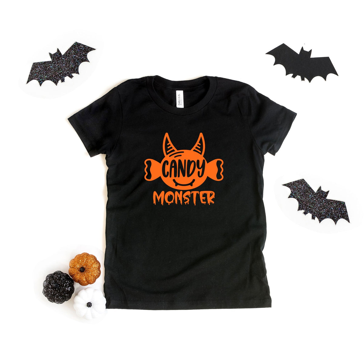 Candy Monster Horns | Youth Graphic Short Sleeve Tee product image 2