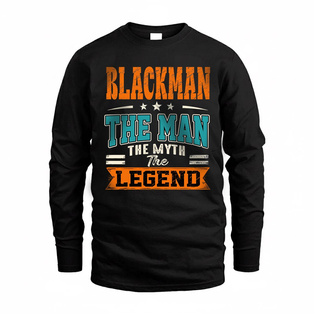 BLACKMAN HH F007 The Man Myth Legend Personalized Shirt – product image 4