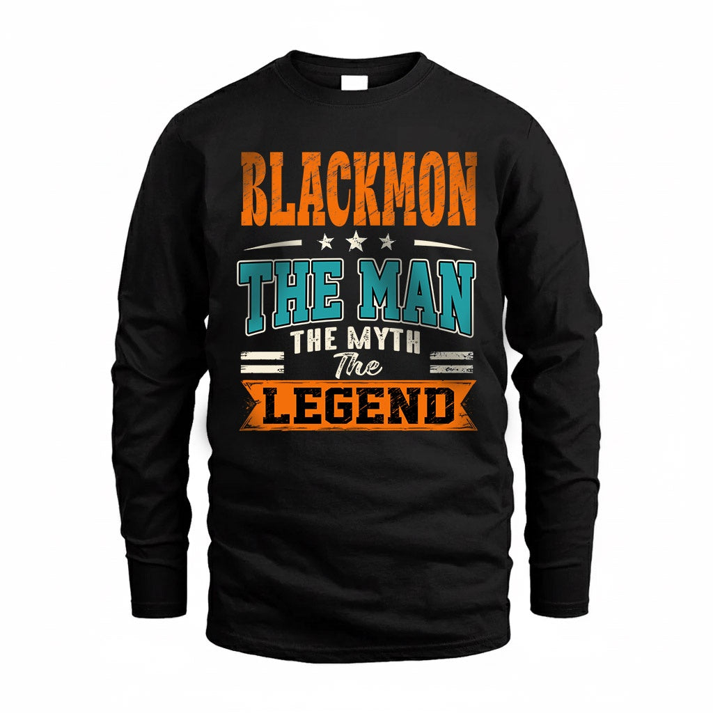 BLACKMON HH F007 The Man Myth Legend Personalized Shirt – product image 4