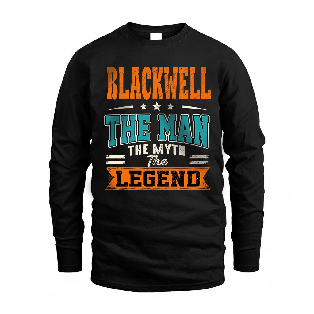 BLACKWELL HH F007 The Man Myth Legend Personalized Shirt – product image 4