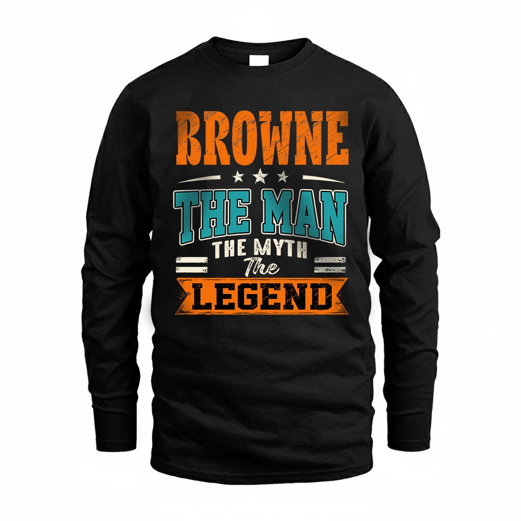 BROWNE HH F007 The Man Myth Legend Personalized Shirt – product image 4