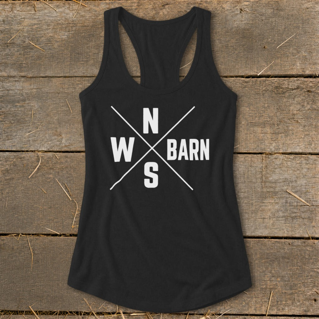 Barn Compass Racerback Tank
