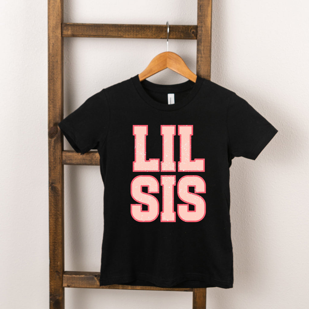 Lil Sis Distressed | Youth Graphic Short Sleeve Tee product image 4