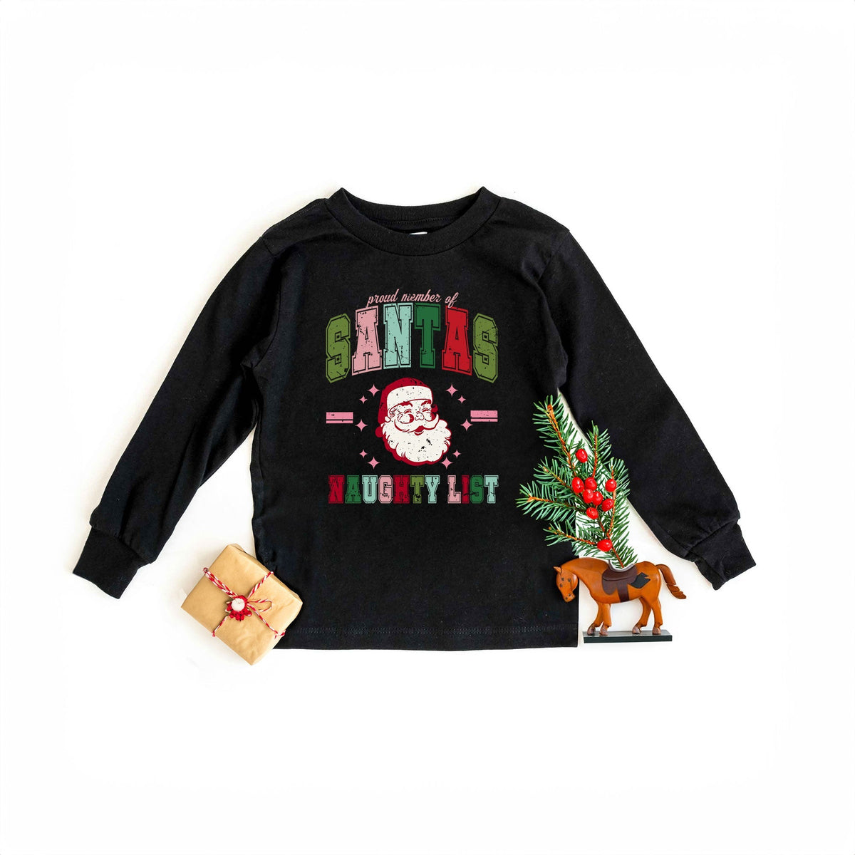 Member Of Santa's Naughty List | Youth Graphic Long Sleeve product image 1