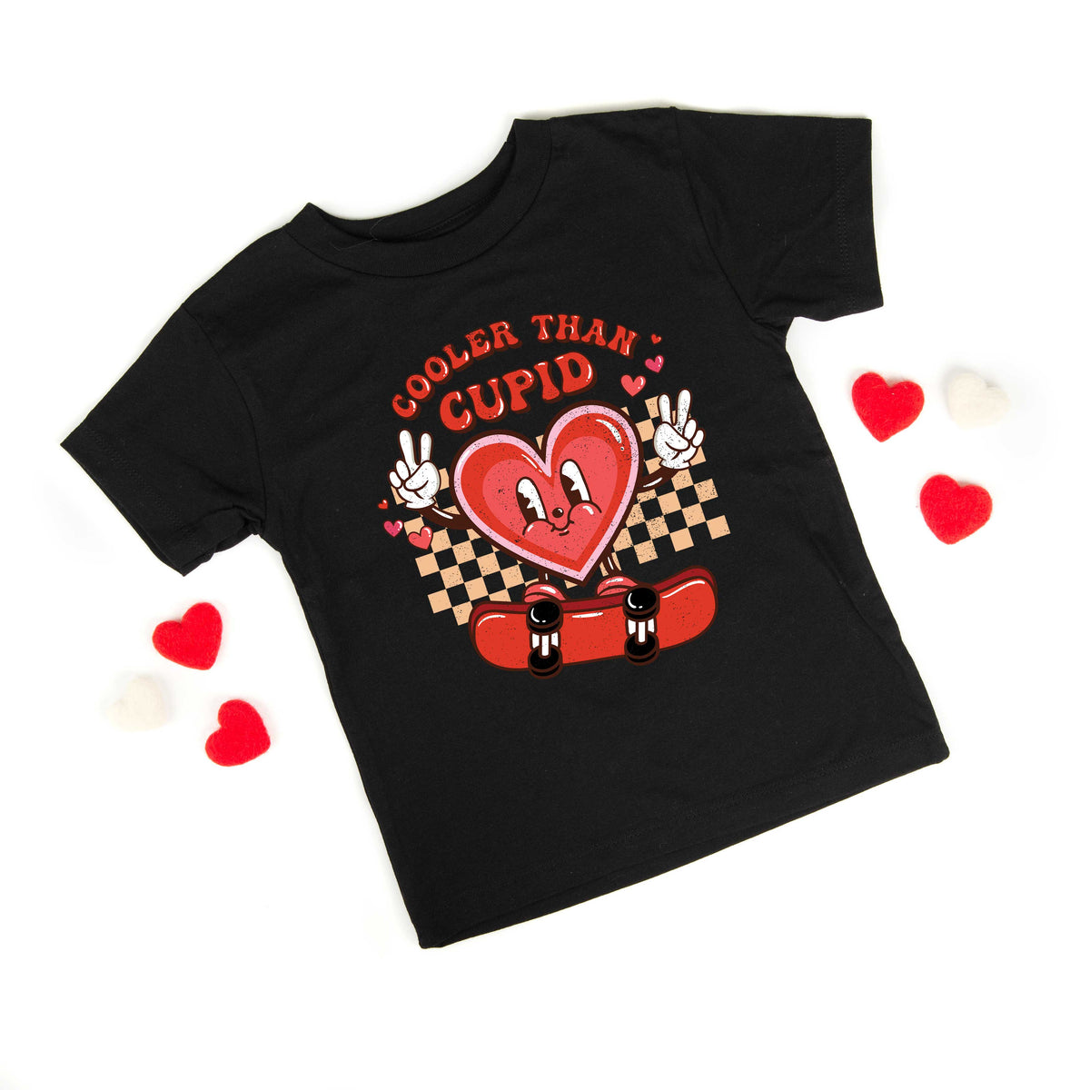 Cooler Than Cupid Skater | Youth Short Sleeve Crew Neck product image 2