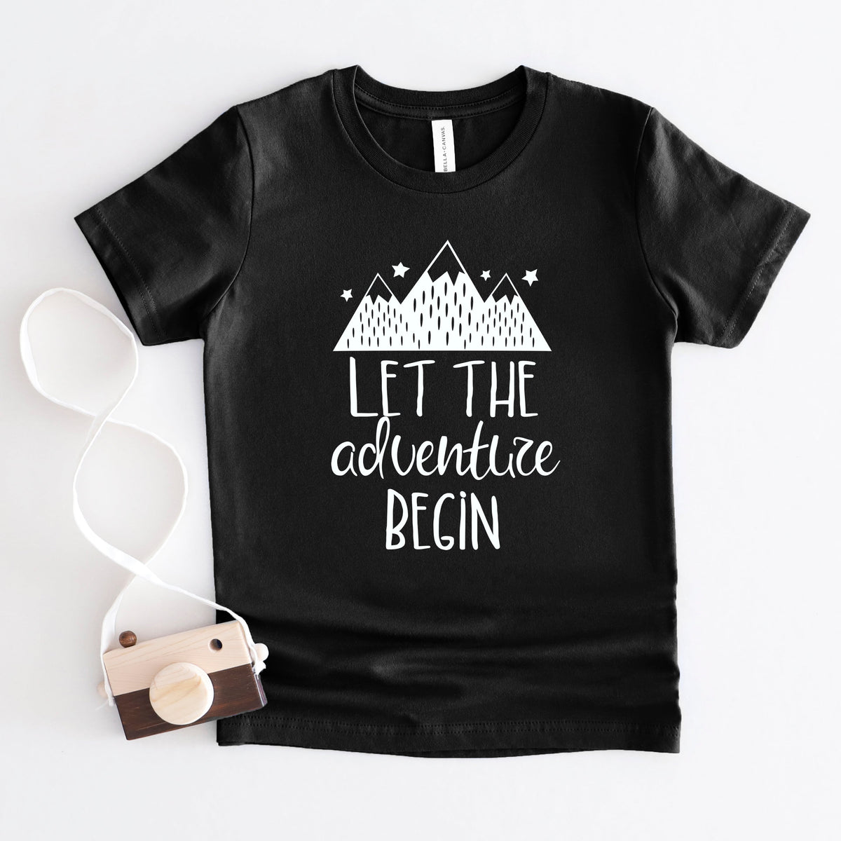 Let The Adventure Begin Mountains | Youth Short Sleeve Crew product image 2