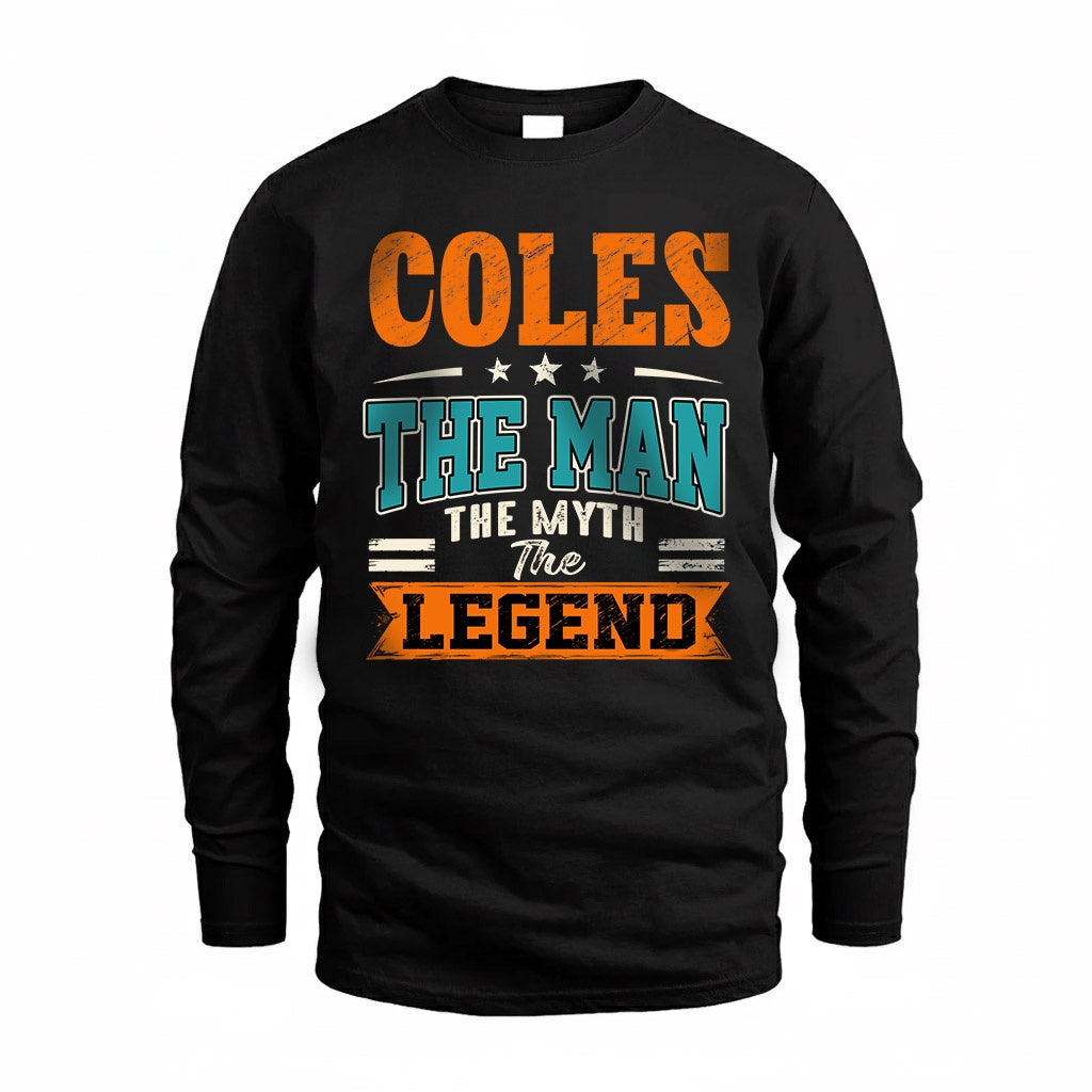 COLES HH F007 The Man Myth Legend Personalized Shirt – Gift product image 4