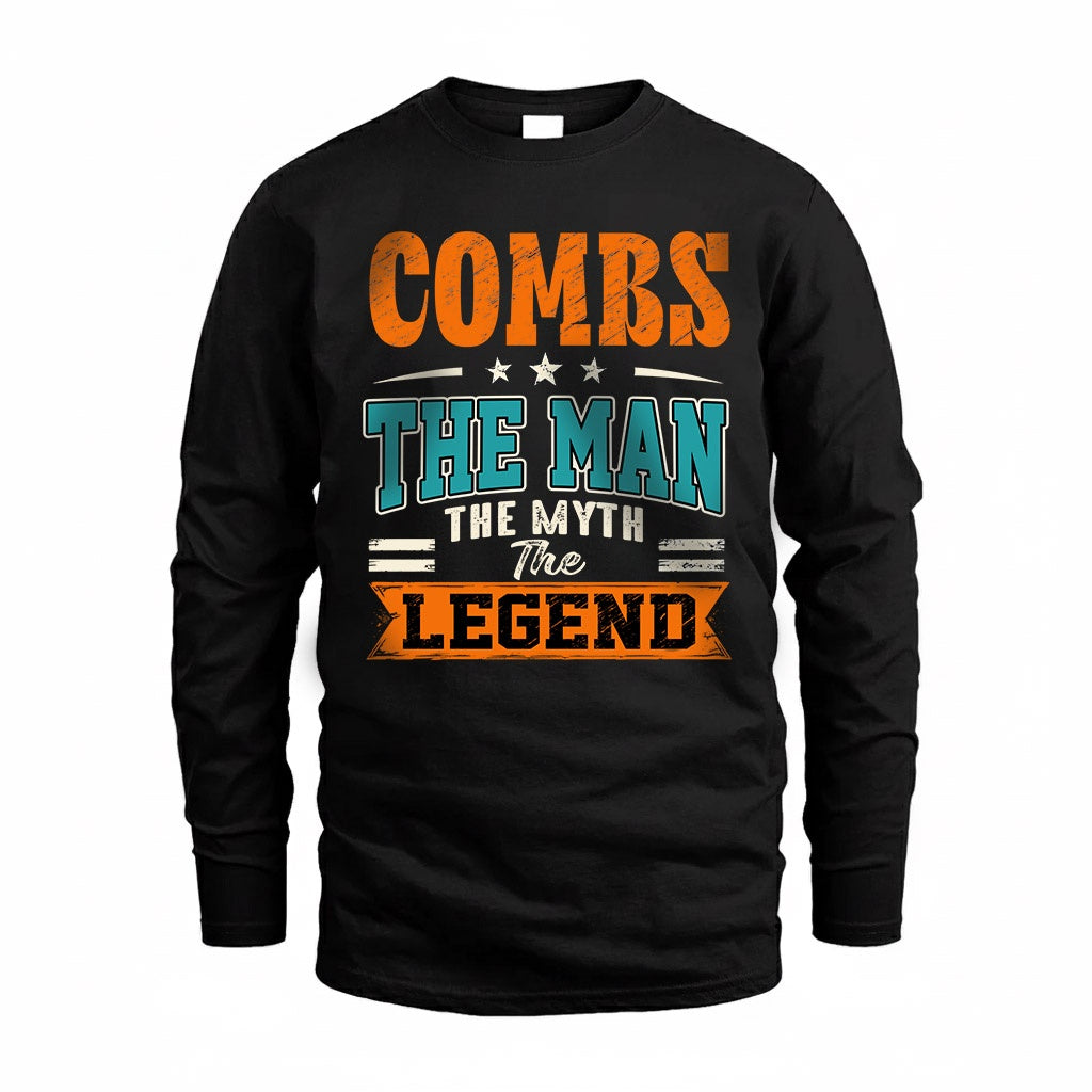 COMBS HH F007 The Man Myth Legend Personalized Shirt – Gift product image 4