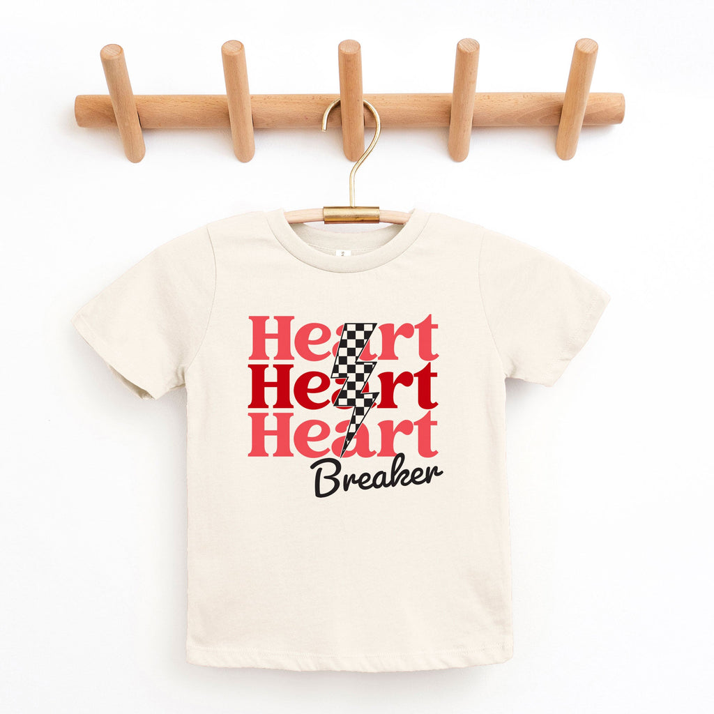 Heart Breaker Checkered Bolt | Toddler Graphic Short Sleeve product image 2