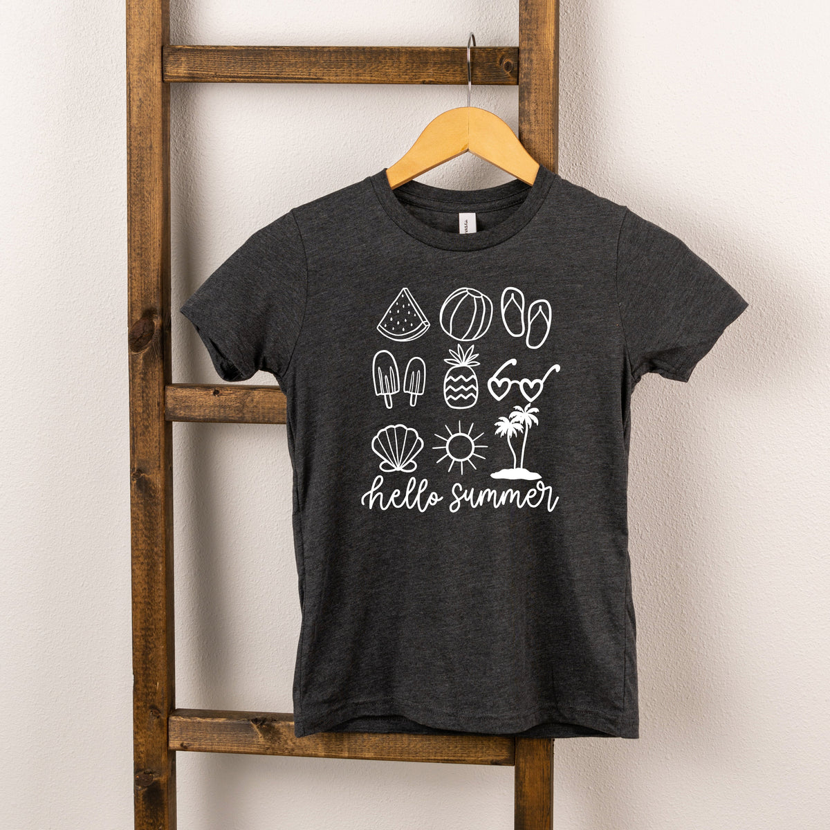 Hello Summer Chart | Toddler Short Sleeve Crew Neck product image 2