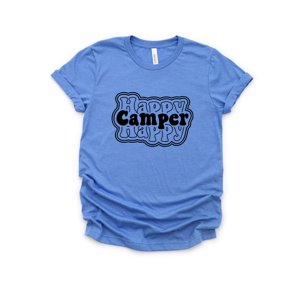 Happy Camper Stacked | Toddler Short Sleeve Crew Neck product image 4