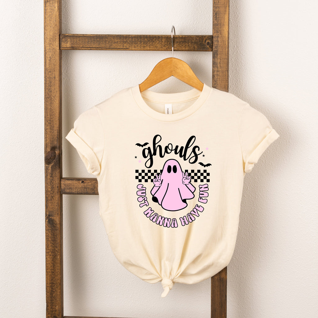 Just Wanna Have Fun Checkered | Youth Graphic Short Sleeve product image 2